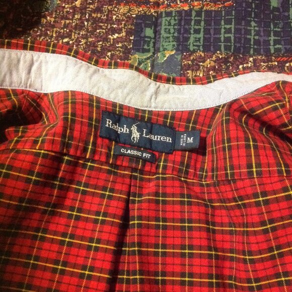 Polo Ralph Lauren Men's Medium Multicolor Long Sleeve Casual Shirt -Lightly Used - Picture 3 of 4